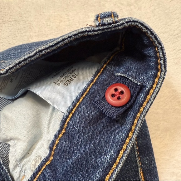 🍁 3/$15 Levi’s Kids Dark Blue Ripped Jeans - Picture 4 of 6